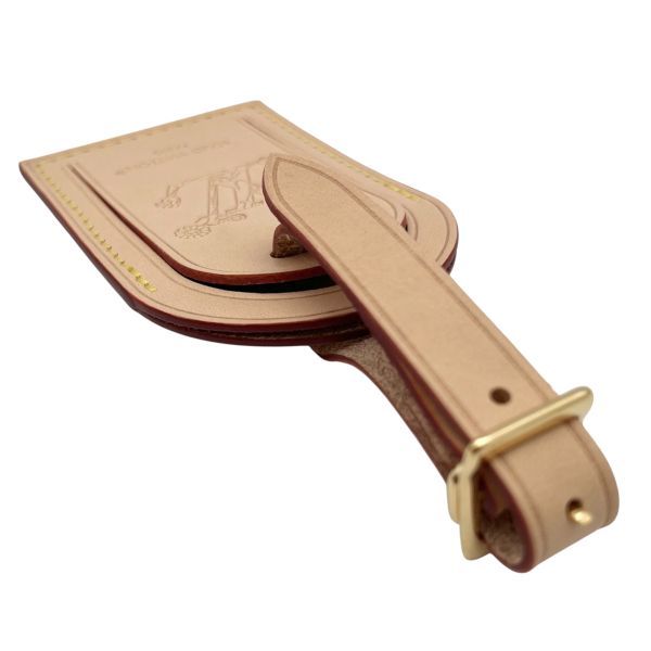 ルイヴィトン LOUIS VUITTON ネームタグ ムラカミ MURAKAMI ベージュ 革 ユニセックス S5V333 WWW_MERCADOAVALIA_COM_BR