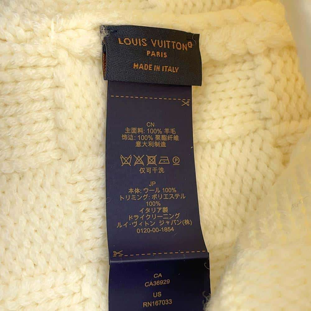 LOUIS VUITTON ルイ・ヴィトン ビーニー・ニット帽子　レシート有り♡ ヴィトン VUITTON ニット帽 ストリートコーデに》LOUIS VUITTON ダモ