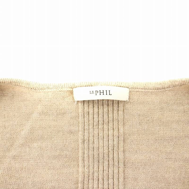 ルフィル LE PHIL 534-0270915 ニットチュニック 長袖 ドルマン