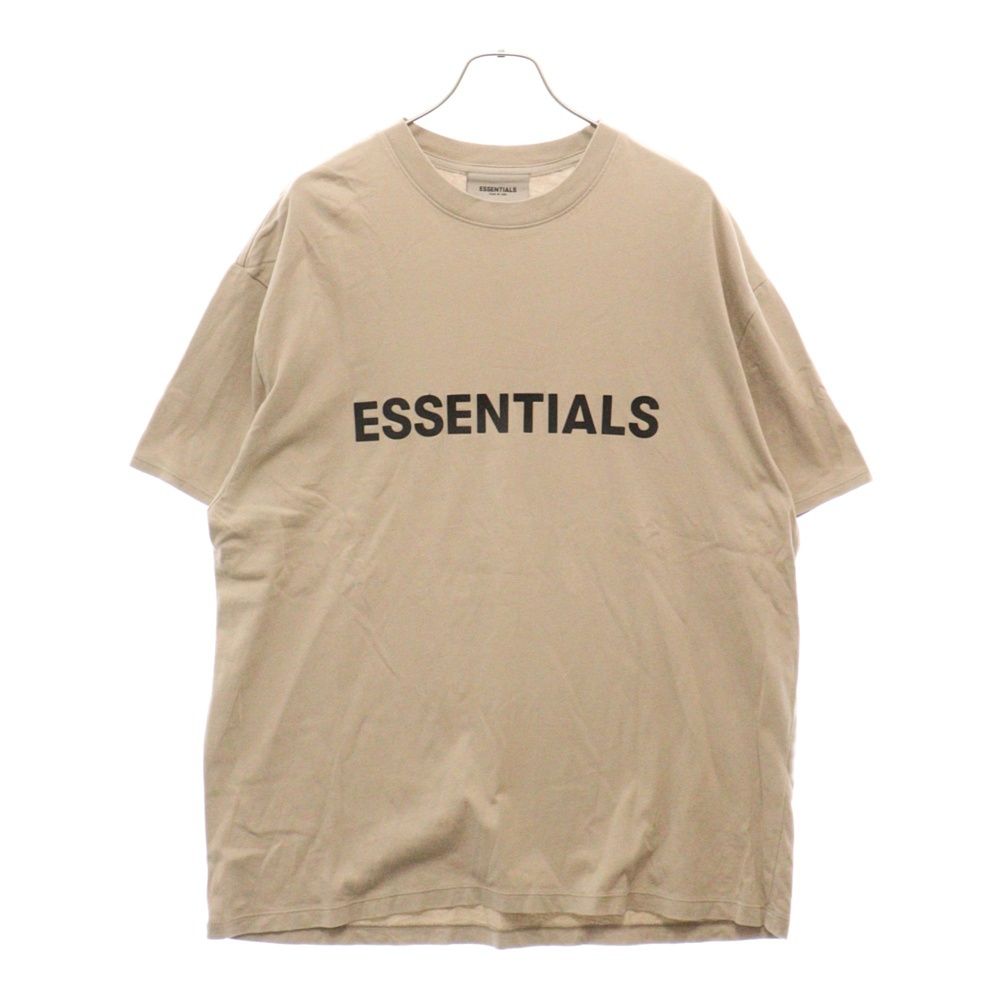 FOG Essentials (エフオージー エッセンシャルズ) ラバーロゴ ショートスリーブTシャツ 半袖 ベージュ