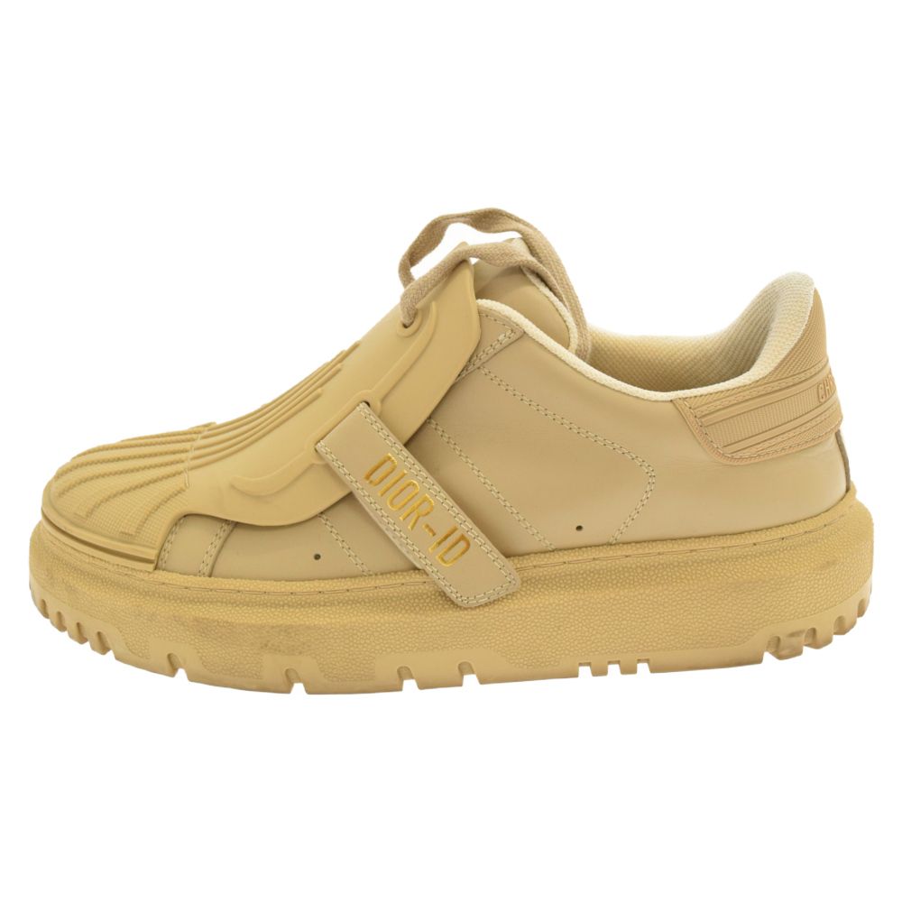 Christian Dior (クリスチャンディオール) ID SNEAKER レザー ローカット スニーカー ベージュ KCK278CRR10W36  - メルカリ