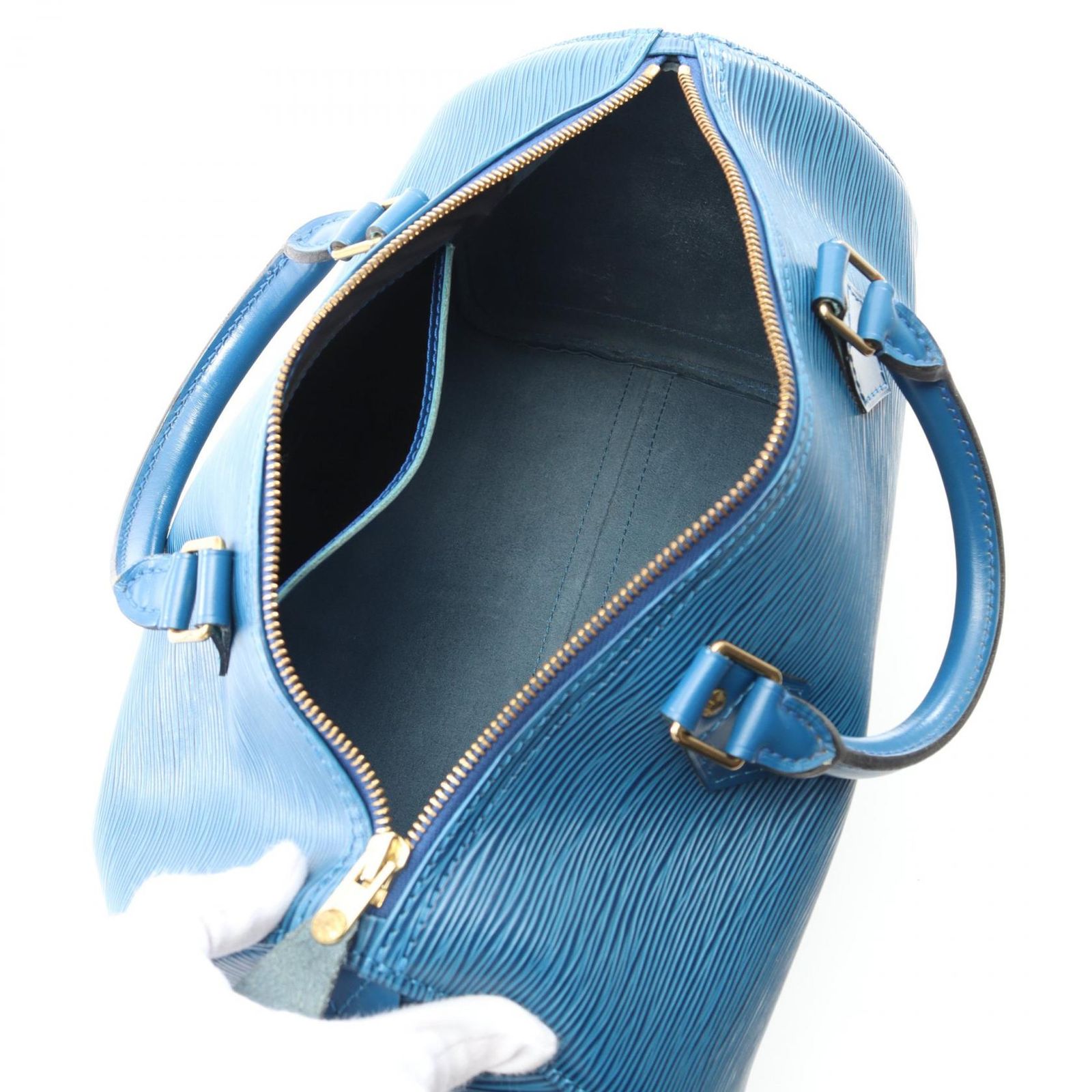 ルイヴィトン エピ スピーディ30 青 ブルー 美品✨ルイヴィトン エピ