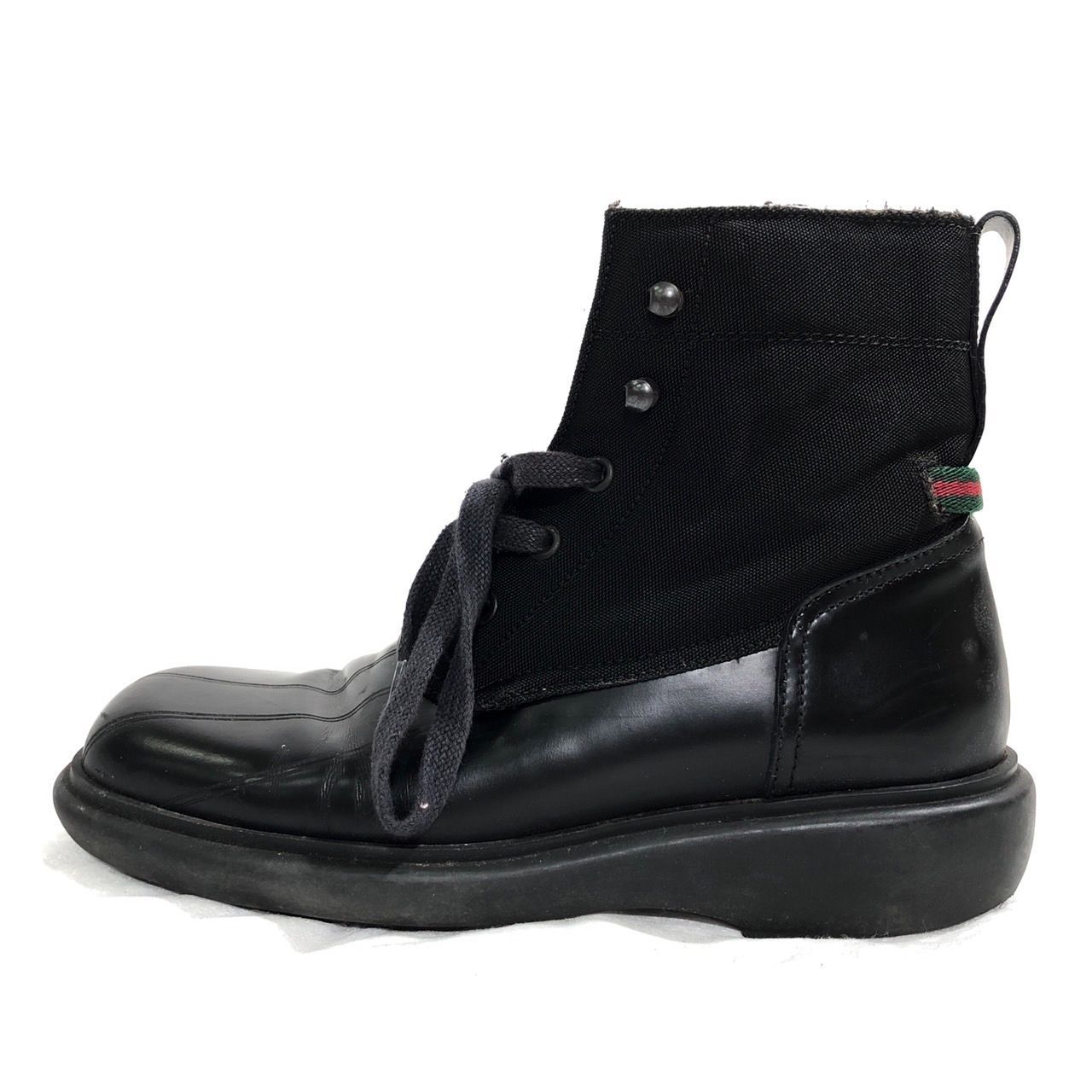 GUCCI レースアップ ブーツ シェリーライン ハイカット 【送料