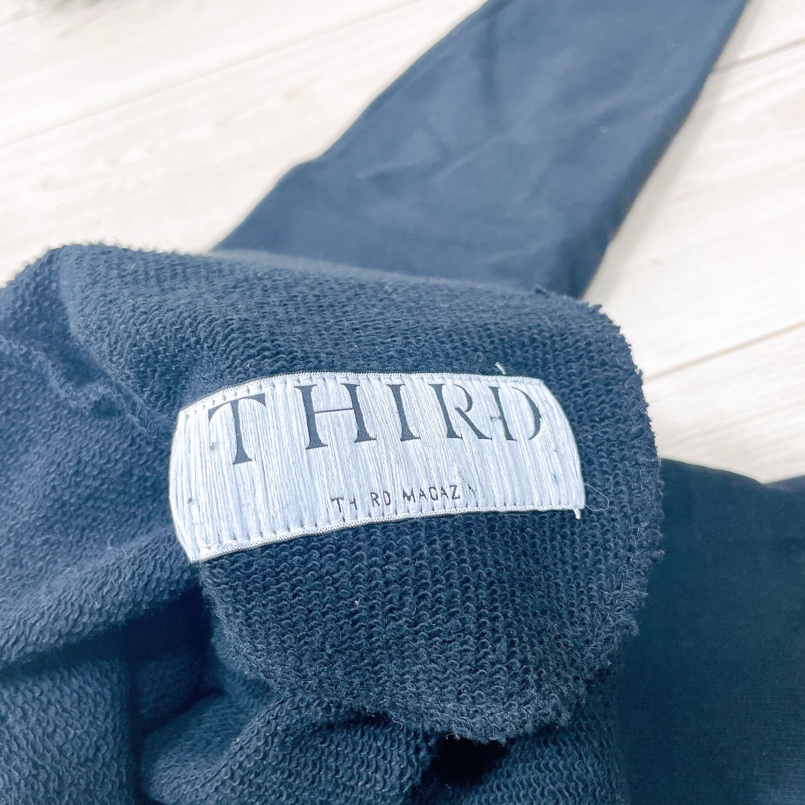 美品！THIRD MAGAZINE サードマガジン レディース スウェットパンツ 黒 