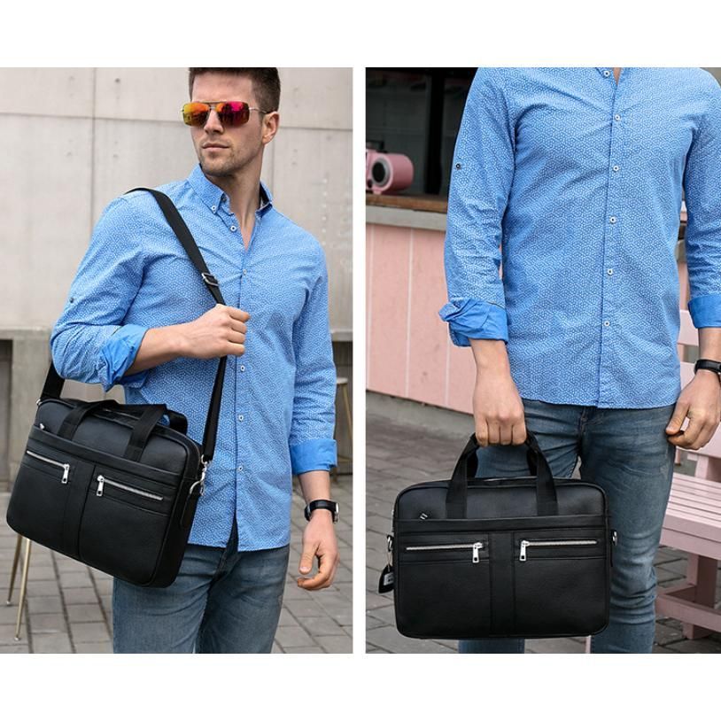 2層✨A4✨2way✨レザーファクトリー 本革 レザー ブリーフケース