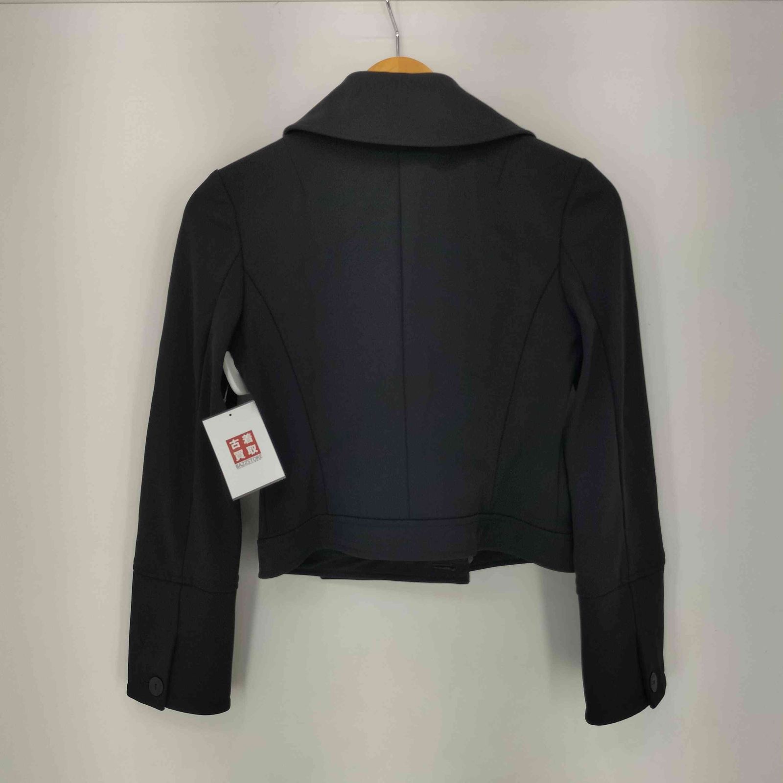 FOXEY フォクシー ブラックライダースジャケット 40 FOXEY - フォクシーFOXEY NEW YORK 40 ライダース ジャケットの