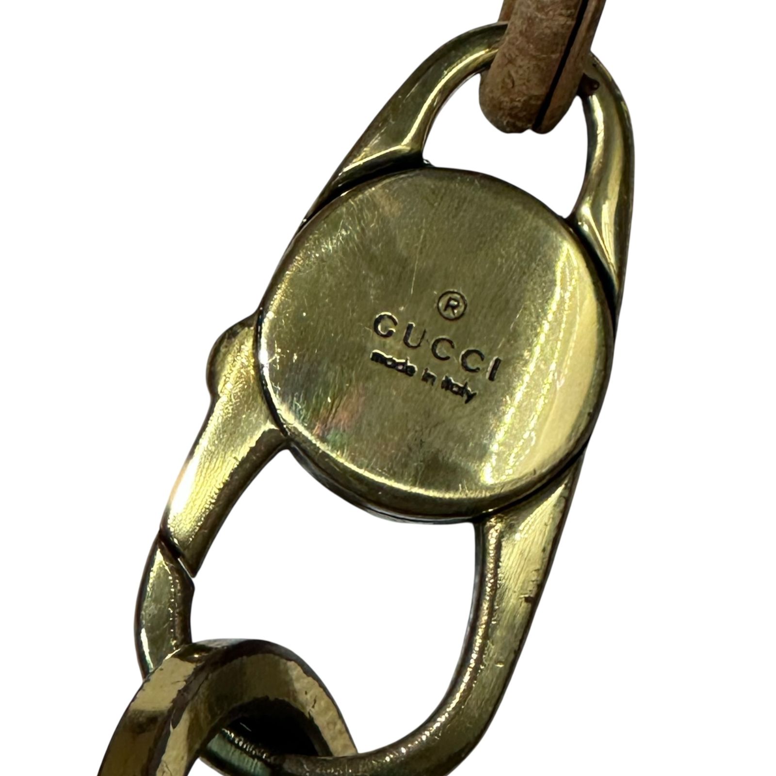 GUCCI グッチ キャンバス×レザー 1円 0 ポーチ付き ワンハンドル