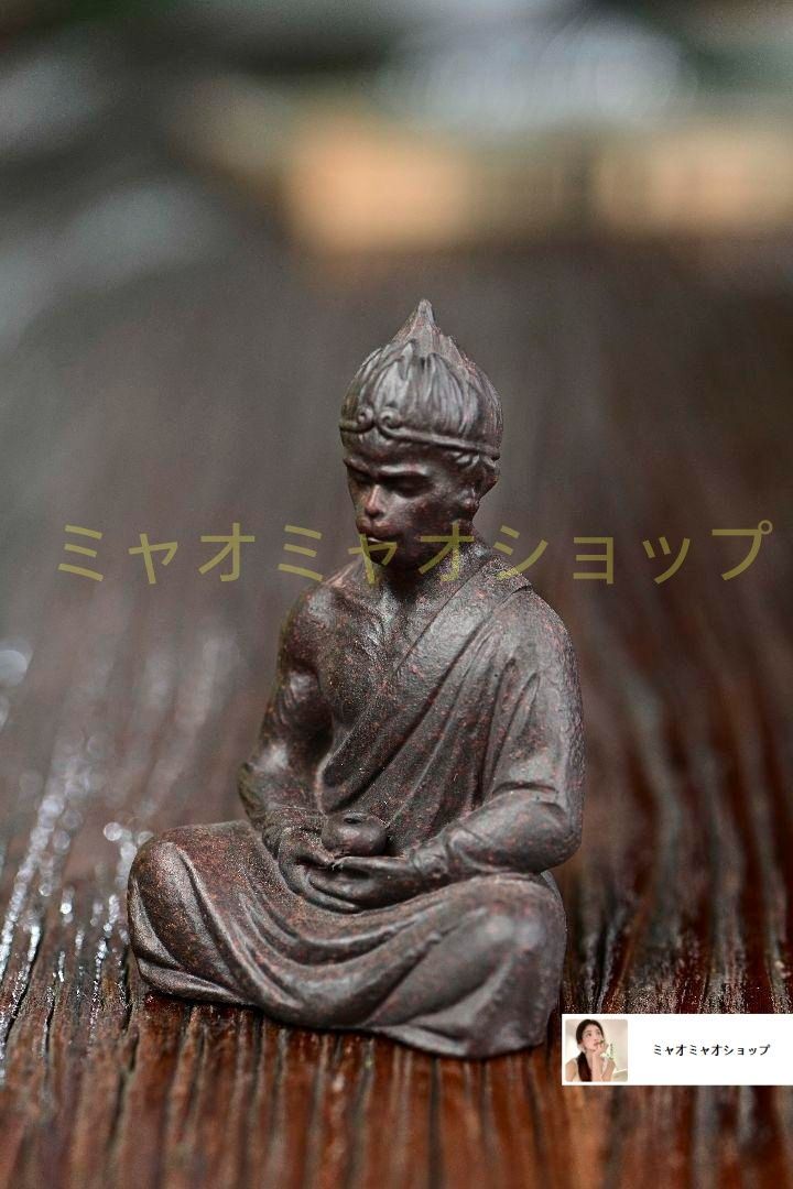 中国宜興 原鉱紫砂 大聖 茶寵 孫悟空 茶道茶玩 装飾品 工芸品