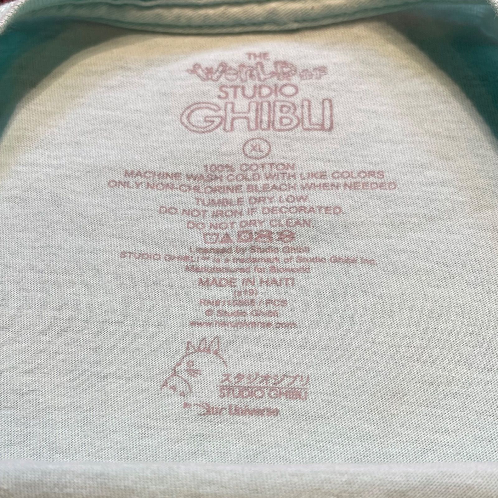 00's 崖の上のポニョ ジブリTシャツ 水色 XL - メルカリ