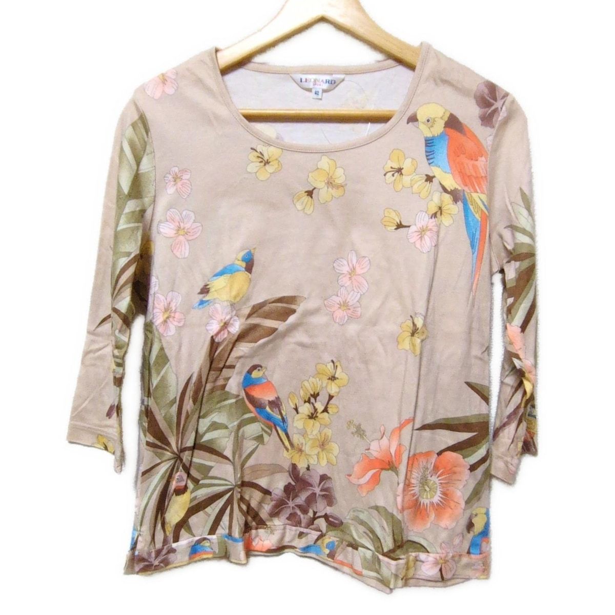 ✨美品✨レオナールスポーツTシャツ42サイズ □□ LEONARD ○ 美品 ○ レオナール スポーツ Tシャツ