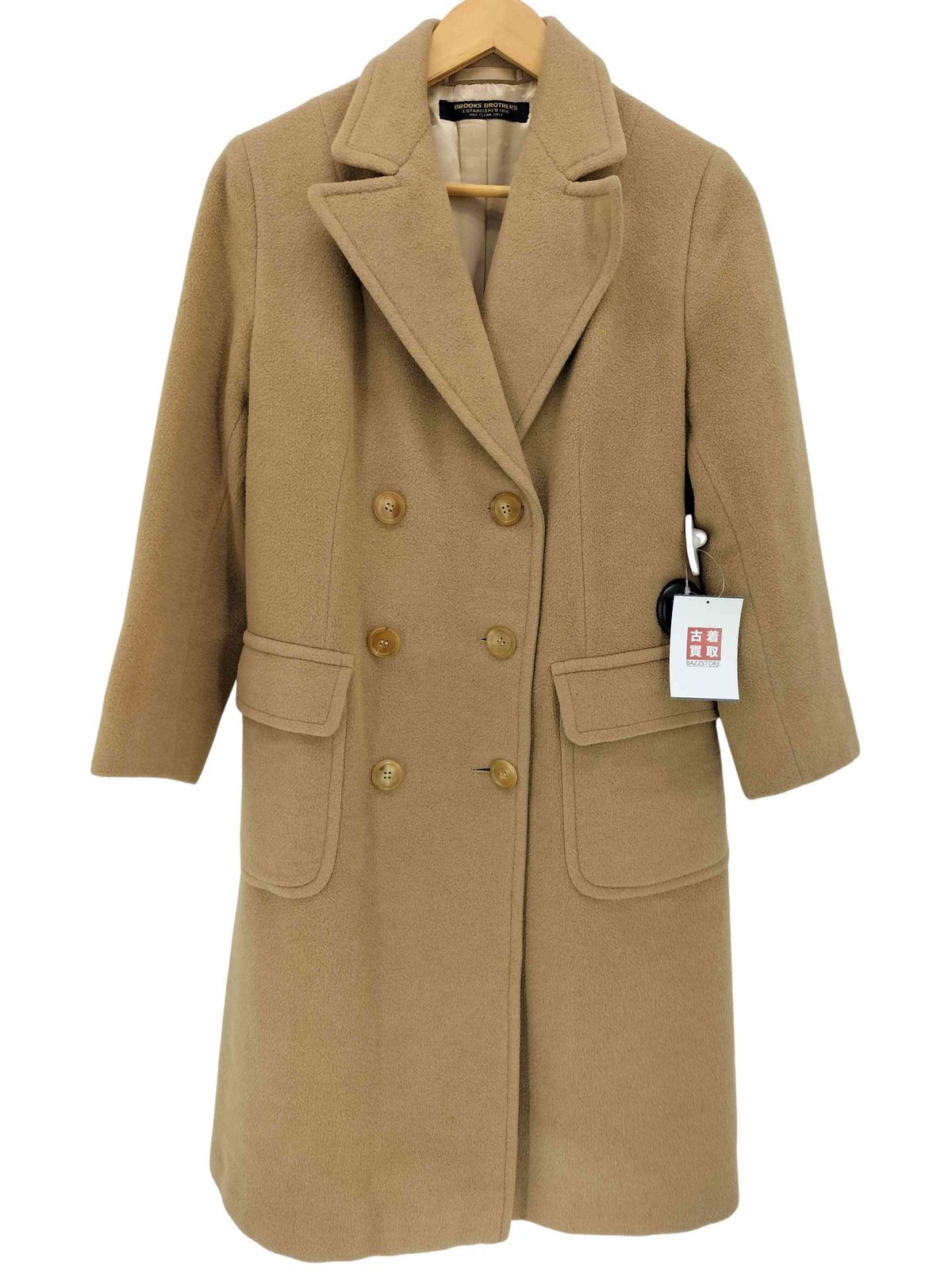 美品 Brooks Brothers チェスターコート サイズ0 ブラウン ブルックスブラザーズ BROOKS BROTHERS 80‐90S スエードポケット