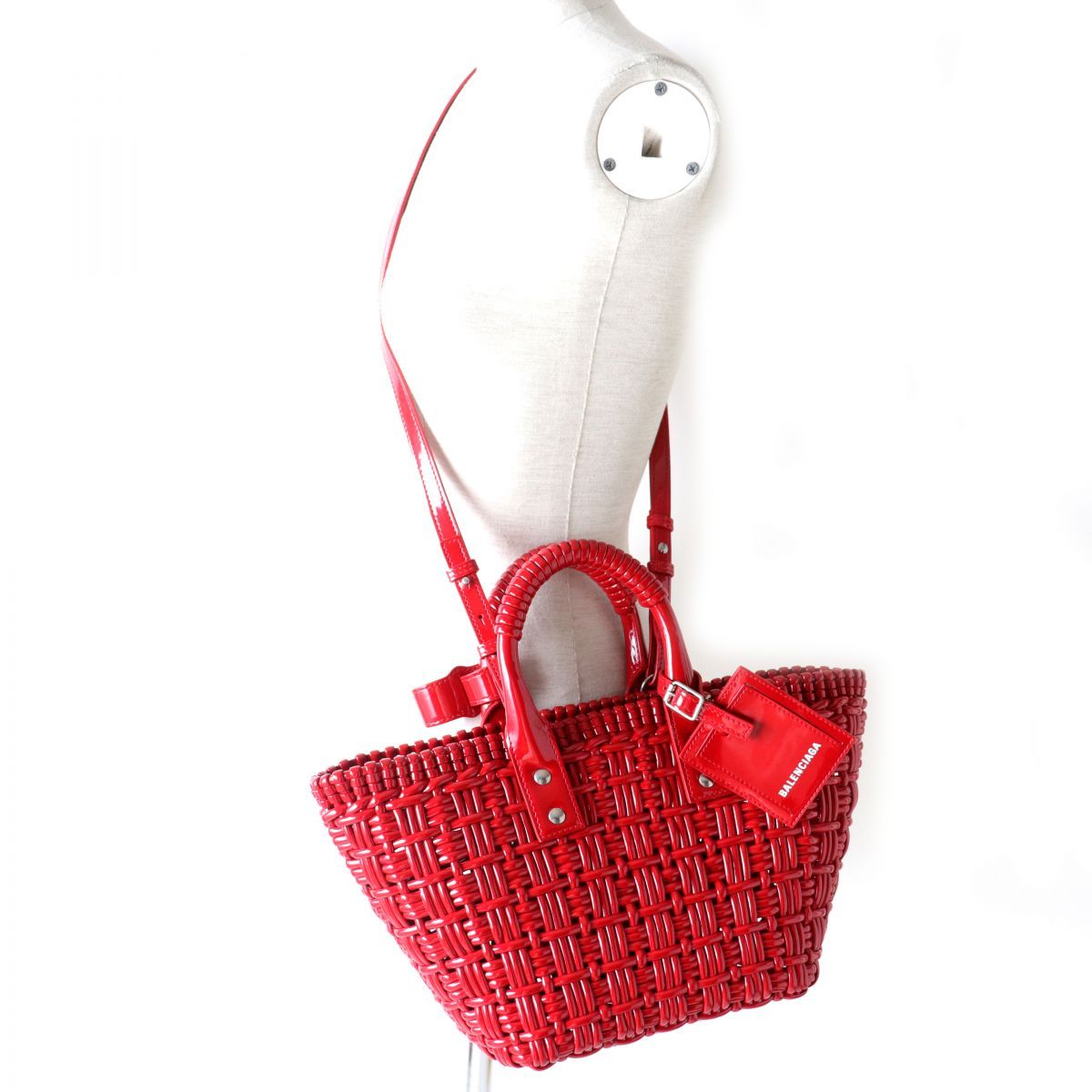 未使用品◎イタリア製 BALENCIAGA バレンシアガ 671342 ビストロ XS 