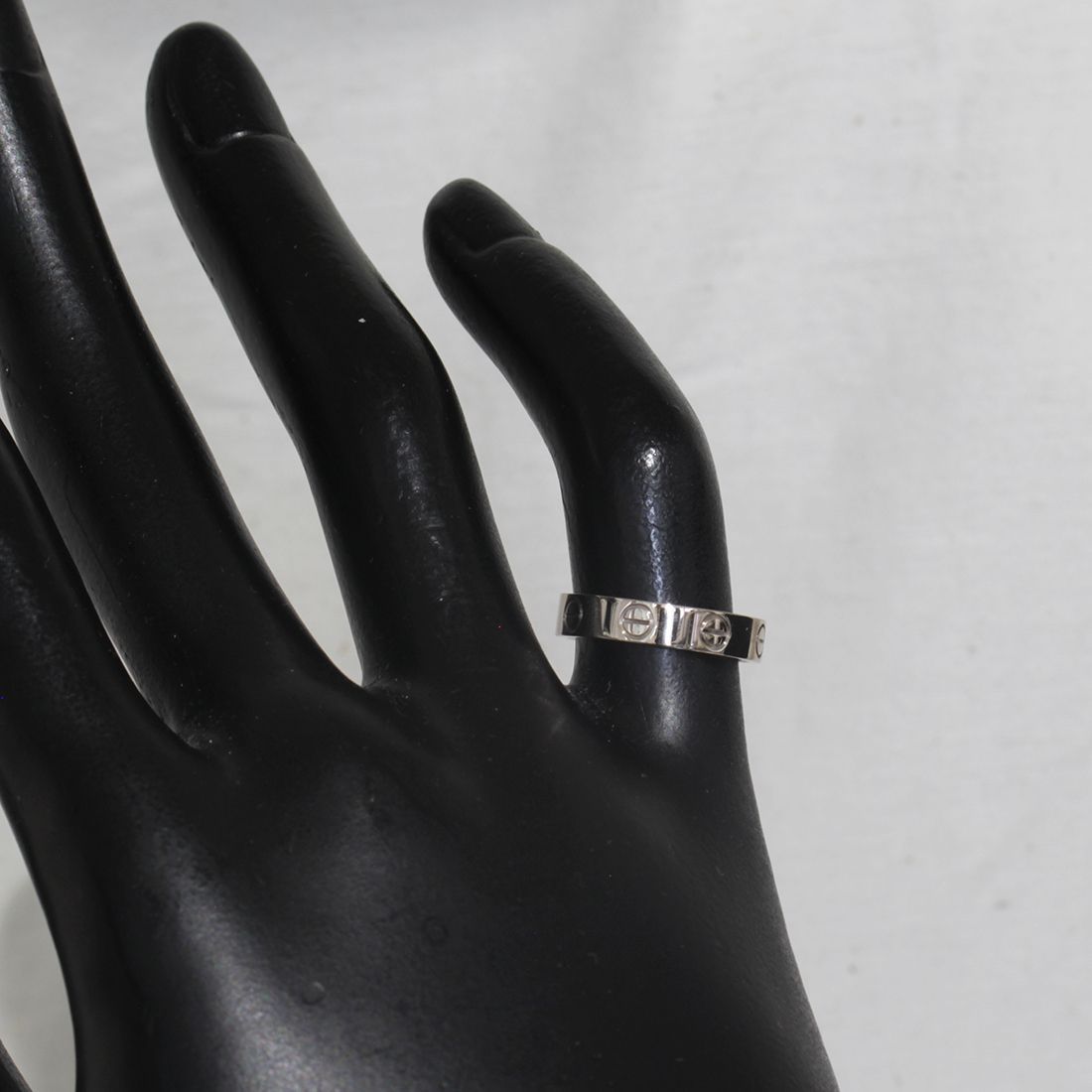 美品 カルティエ Cartier ミニラブリング 750PG　約7号 ♯47 カルティエ CARTIER 750PG ピンクゴールド ミニラブリング 47号 3342