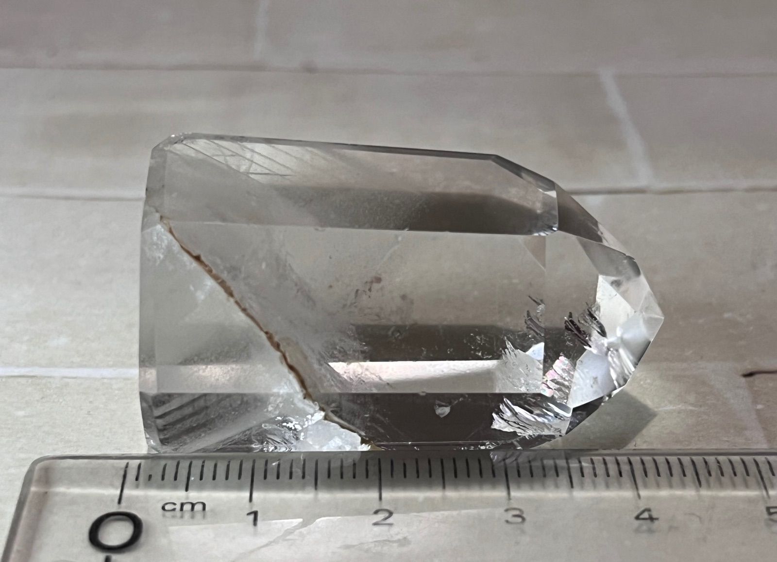 龍脈水晶 ホワイトファントム クリスタル 水晶 原石 ポリッシュ