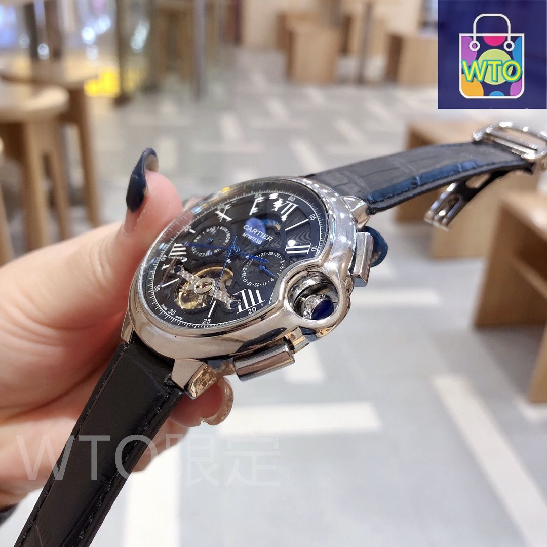 今日特価】CARTIER ブルーバロン トルビロン シリーズ 腕時計