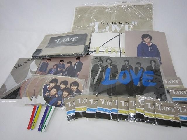 嵐 Love コンサートグッズ Tシャツ ポーチ バッグ スカーフ2013