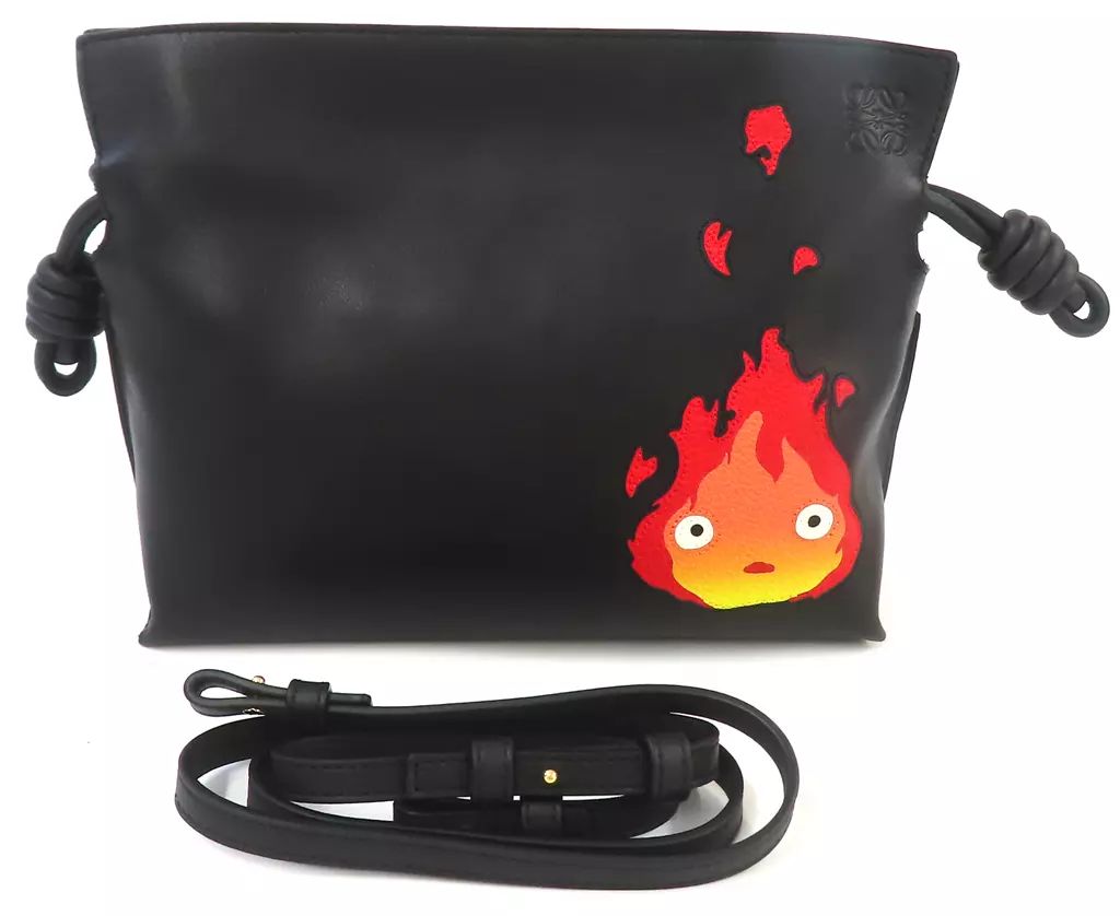 LOEWE ロエベ ジブリ フラメンコクラッチ ミニ ブラック カルシファー