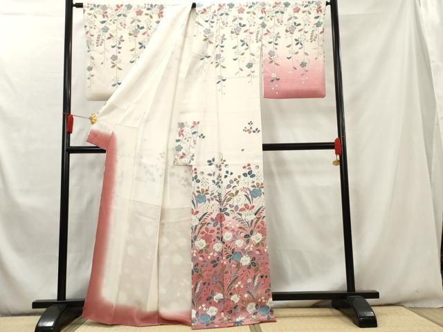 平和屋着物○訪問着 霞文 正絹 逸品 DAAV1126tw