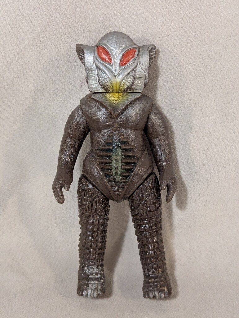 ブルマァク メフィラス星人 こげ茶色成型 約135mm 135mm