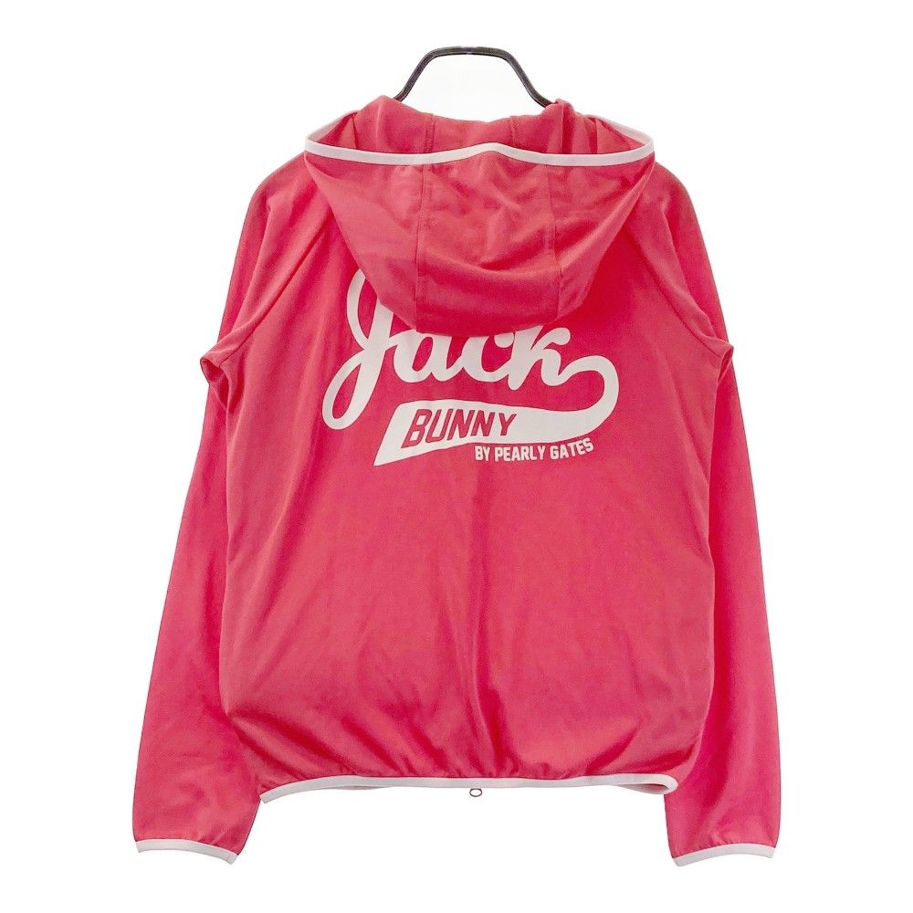 サイズ：1 JACK BUNNY ジャックバニー ジップパーカー ピンク系