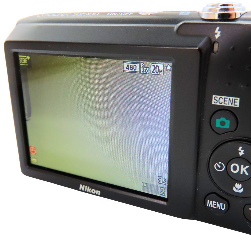 中古】 Nikon ニコン COOLPIX S2900 シルバー デジカメ
