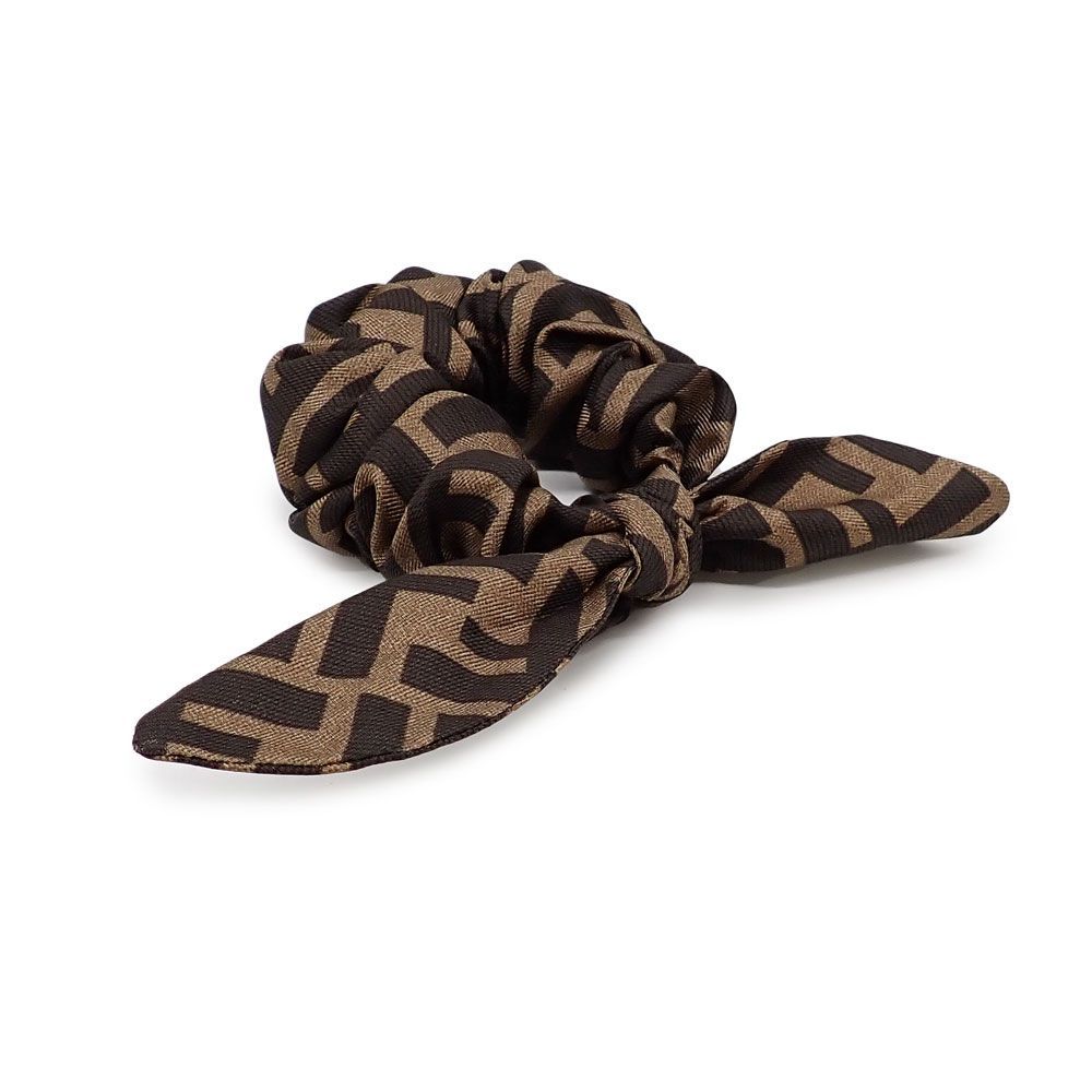 フェンディ シュシュ ヘアゴム FXT268 ズッカ柄 FFパターン ペカン  