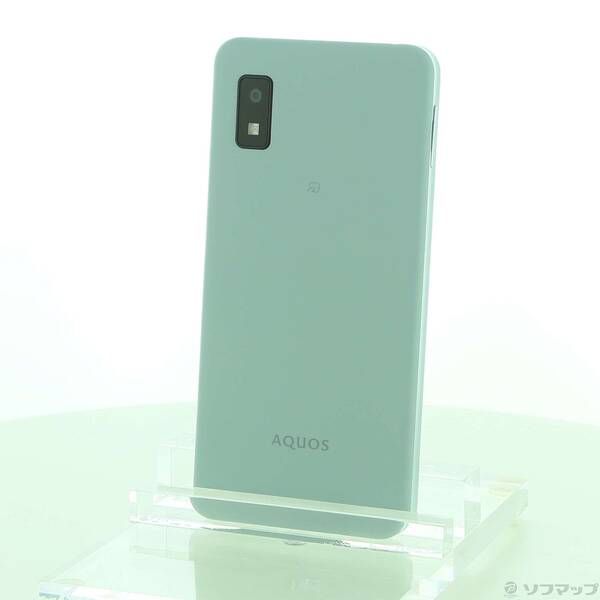 〔中古品〕 AQUOS wish3 64GB グリーン A302SH Y!mobile SIMフリー【198】