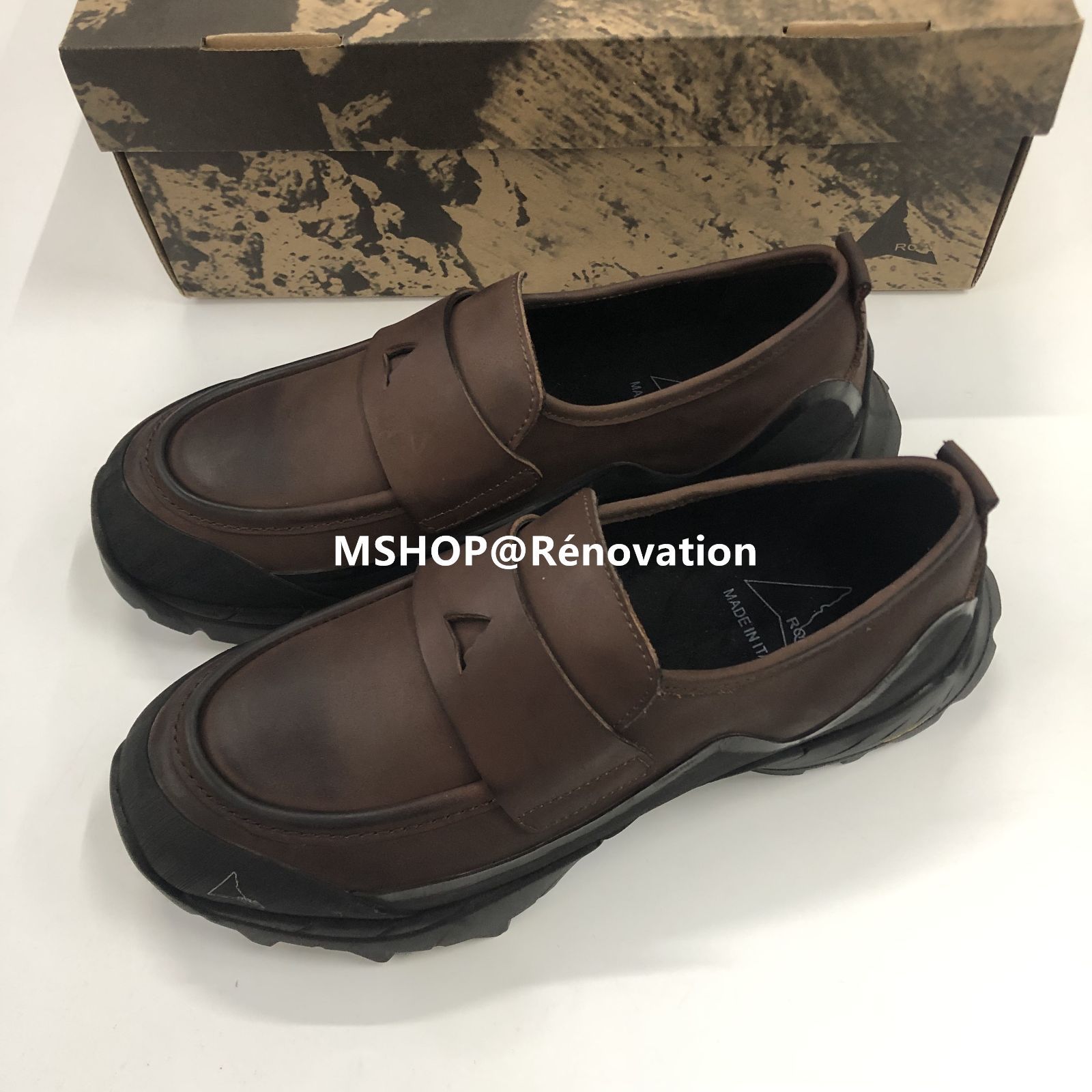 ROA LOAFER レザー ローファー 41