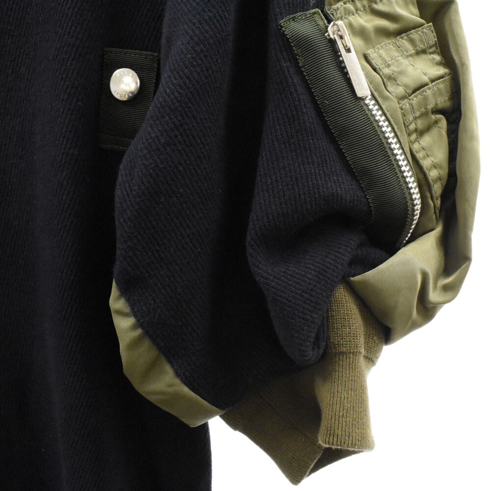 Sacai (サカイ) 22SS MA-1 ドッキング パフスリーブマキシ 半袖
