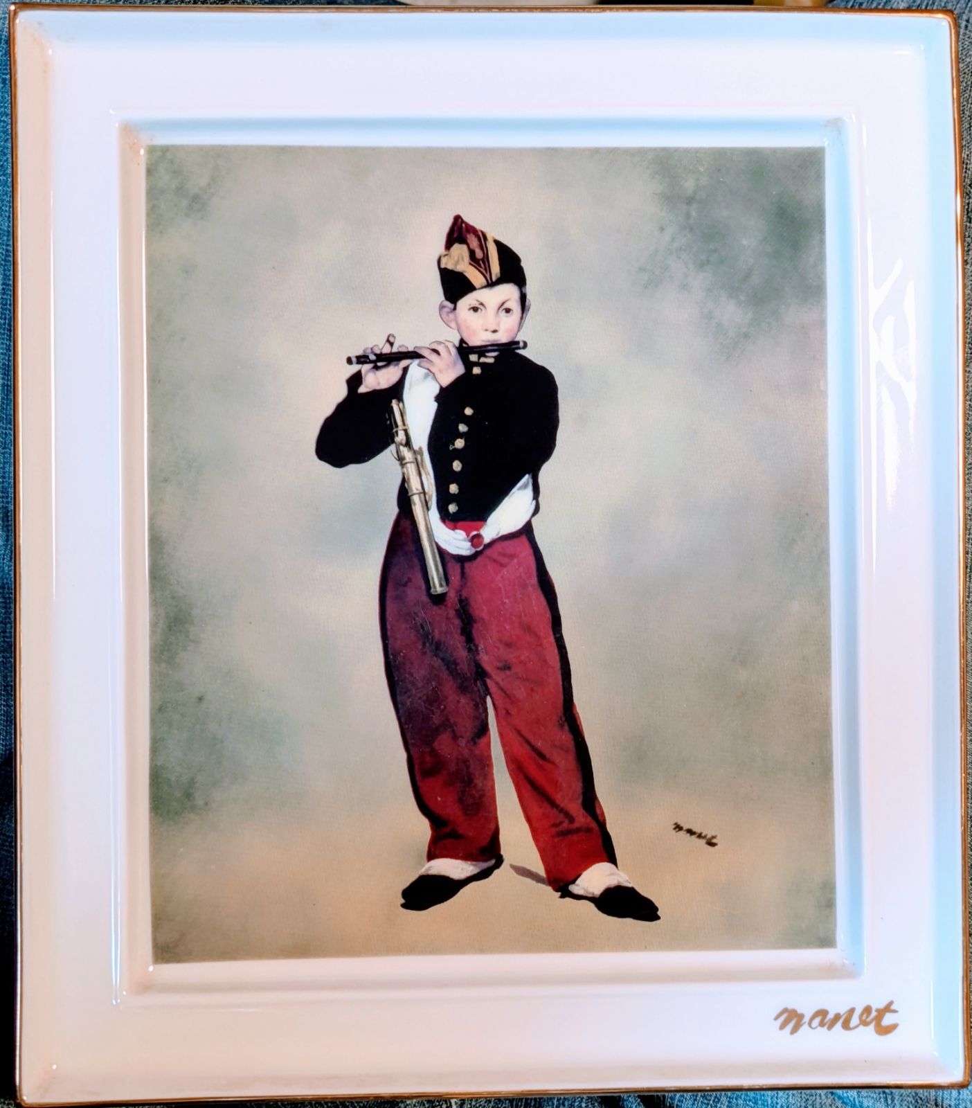 エドゥアール マネ 笛を吹く少年　豪華額装　新品未使用　箱入り 笛吹く少年 【10号】 エドゥアール・マネ 【 額縁が選べる 額