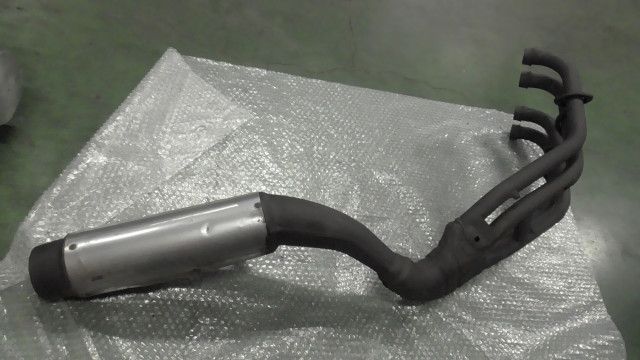 FZ250 フェザー 1KG-105xxx の マフラー 傷:#1751333319