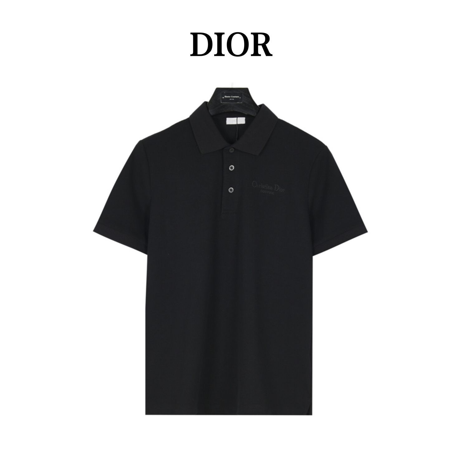 Christian Dior ブラック ポロシャツ M