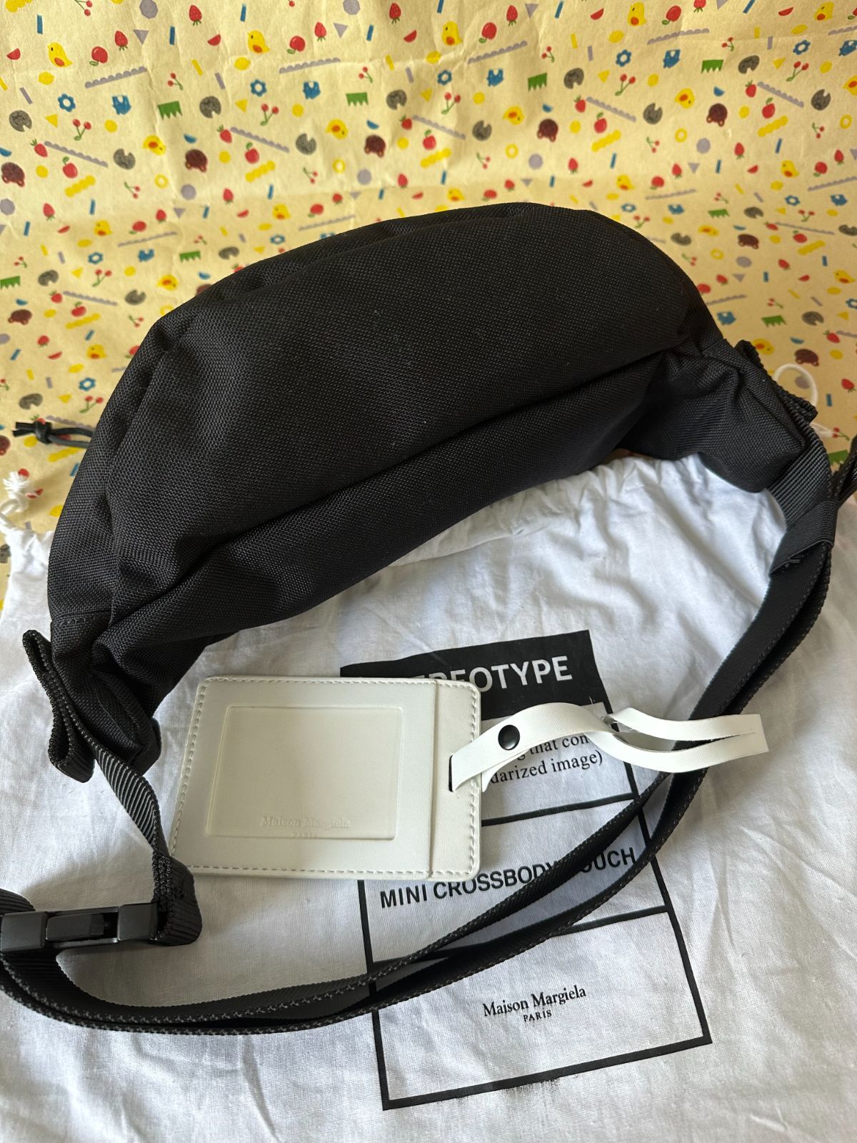 Maison Margiela ボディバッグ ブラック 保存袋付き ✨️美品✨️Maison Margiela ボディバッグ ブラック
