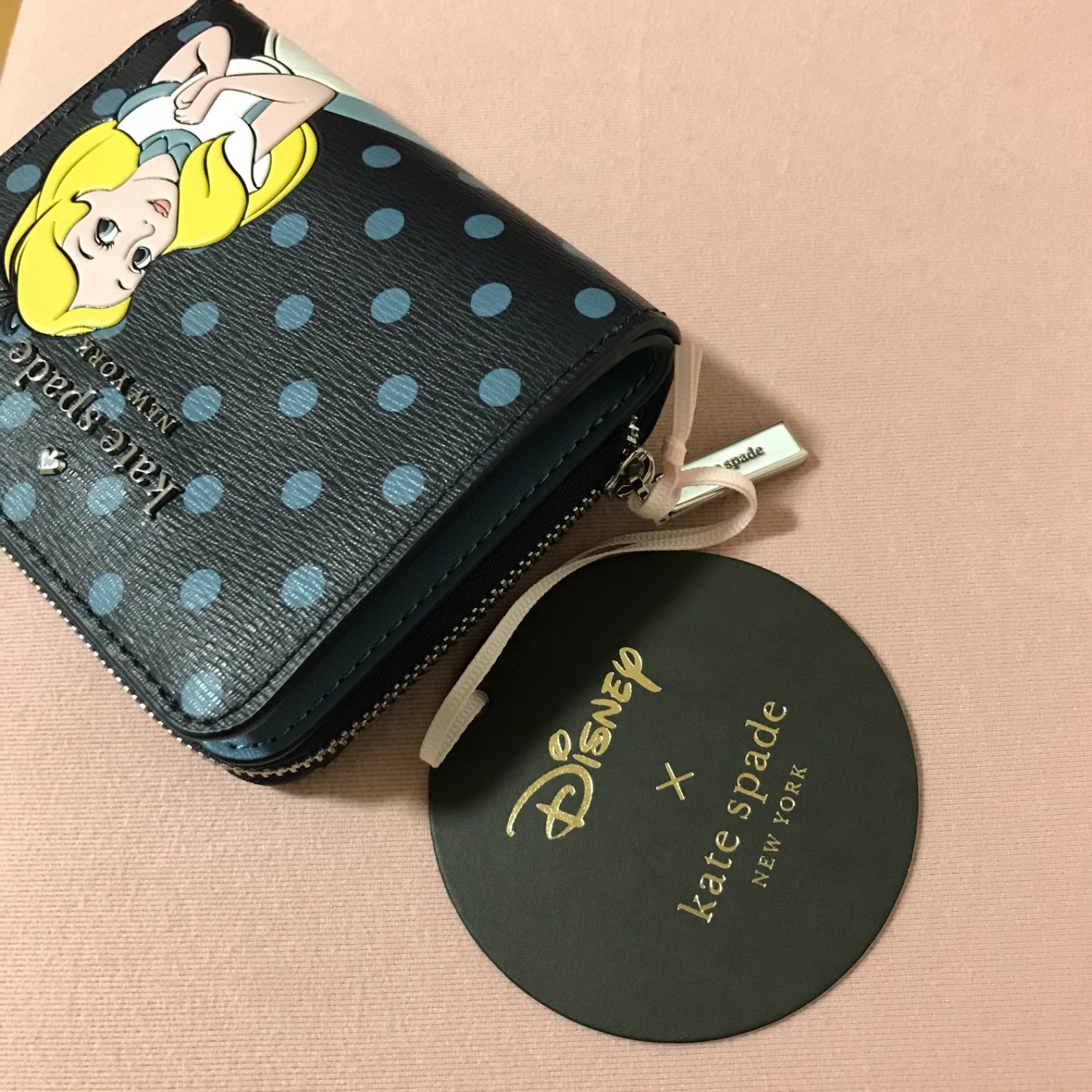 【日本未発売】kate spade 不思議の國のアリス 折り財布