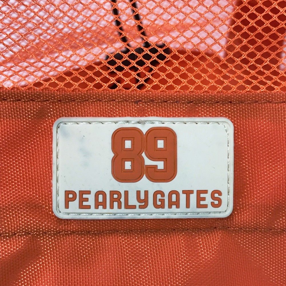 PEARLY GATES ロッカーバッグオレンジ ブラック PEARLY GATES ロッカー