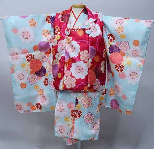 専用です☆☆アンティーク薄いピンクの着物にブルーのだらり帯☆七五三フルセット 楽天市場】七五三 着物 7歳 フルセット レンタル 女の子 Y044