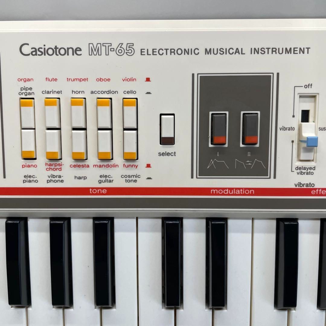 CASIO Casiotone MT-65 ケース付 ELECRONIC MUSICAL INSTRUMENT