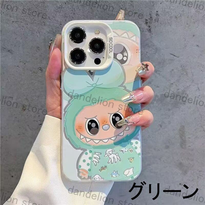み*こ様 ラブブ LABUBU iPhone16pro max スマホケース　携 LABUBU スマホケース ハイブランド magsafe iphoneケース