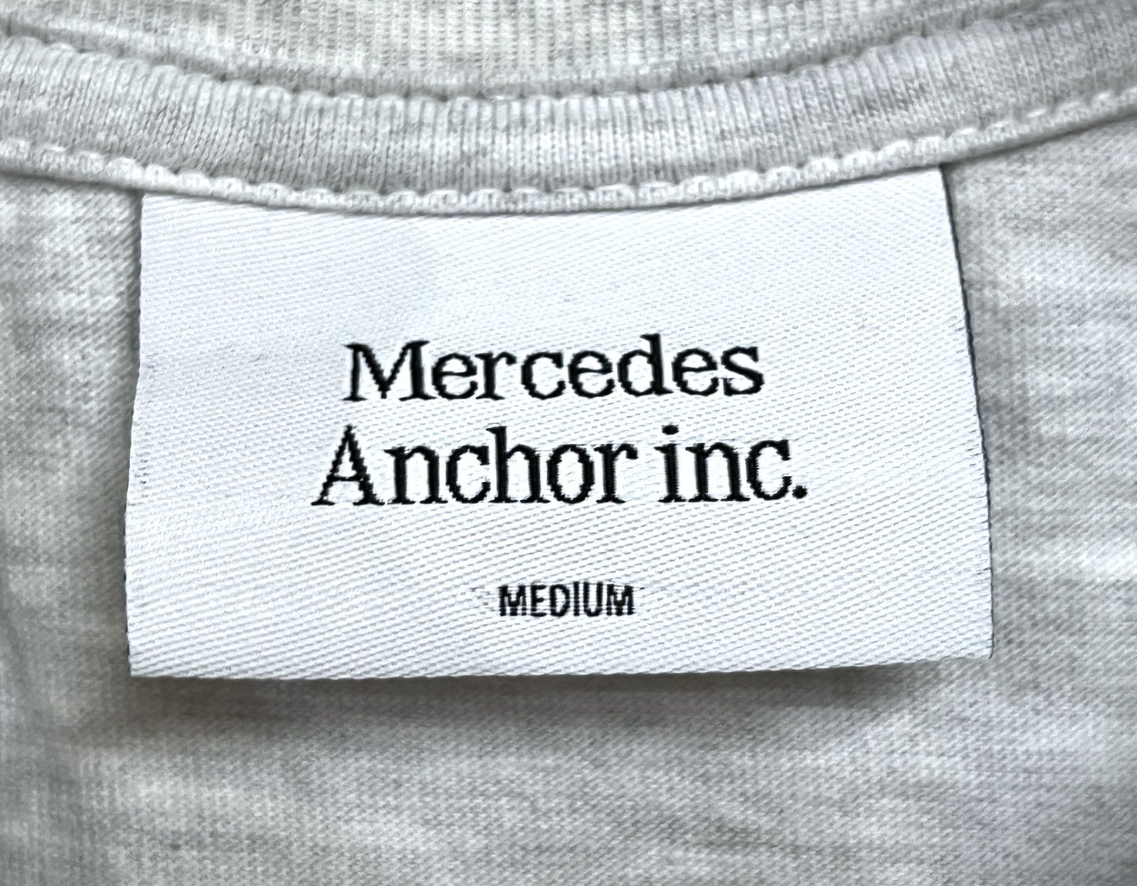 ANCHOR INC.｜アンカーインク ポケット Tシャツ MERCEDES ANCHOR