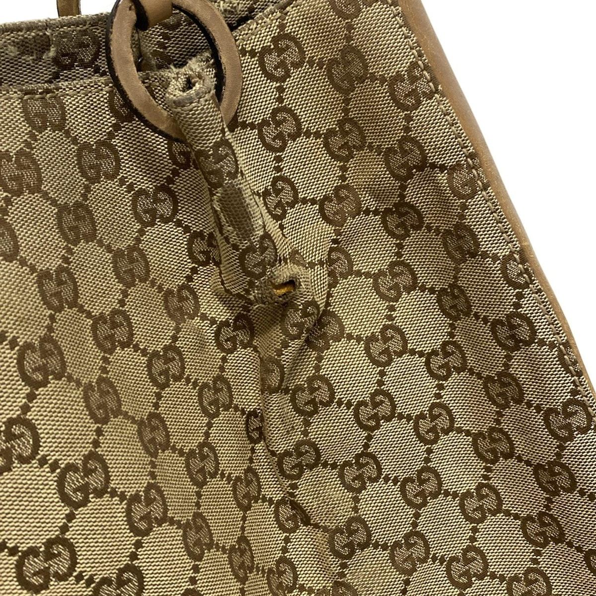 GUCCI(グッチ) トートバッグ GG柄 101920 ベージュ×ライト
