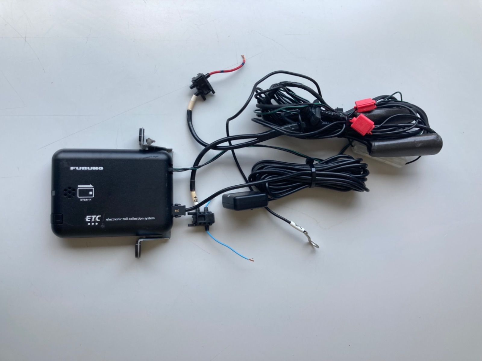 2台セット!!】保証付 通電OK フルノ 古野電気 アンテナ分離型 ETC 車載 