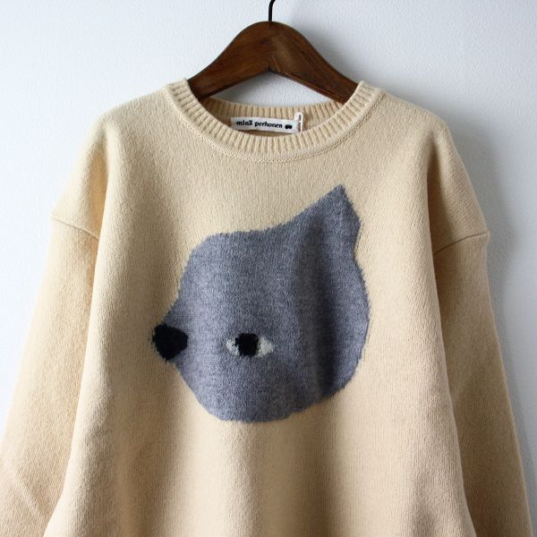 未使用 2020AW キッズ mina perhonen ミナペルホネン Miaou ウール