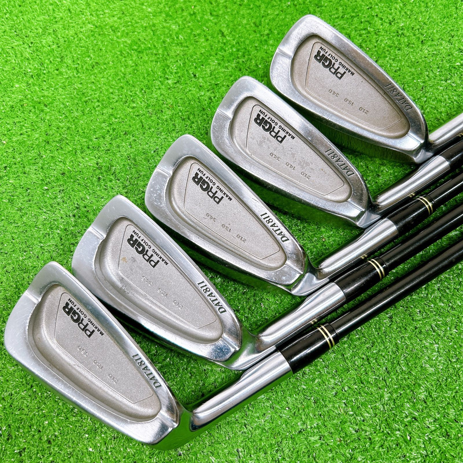 【左利き レフティ】豪華10本 プロギア DATA811 アイアン M-40 左利き レフティ】豪華10本 プロギア DATA811 アイアン M-40