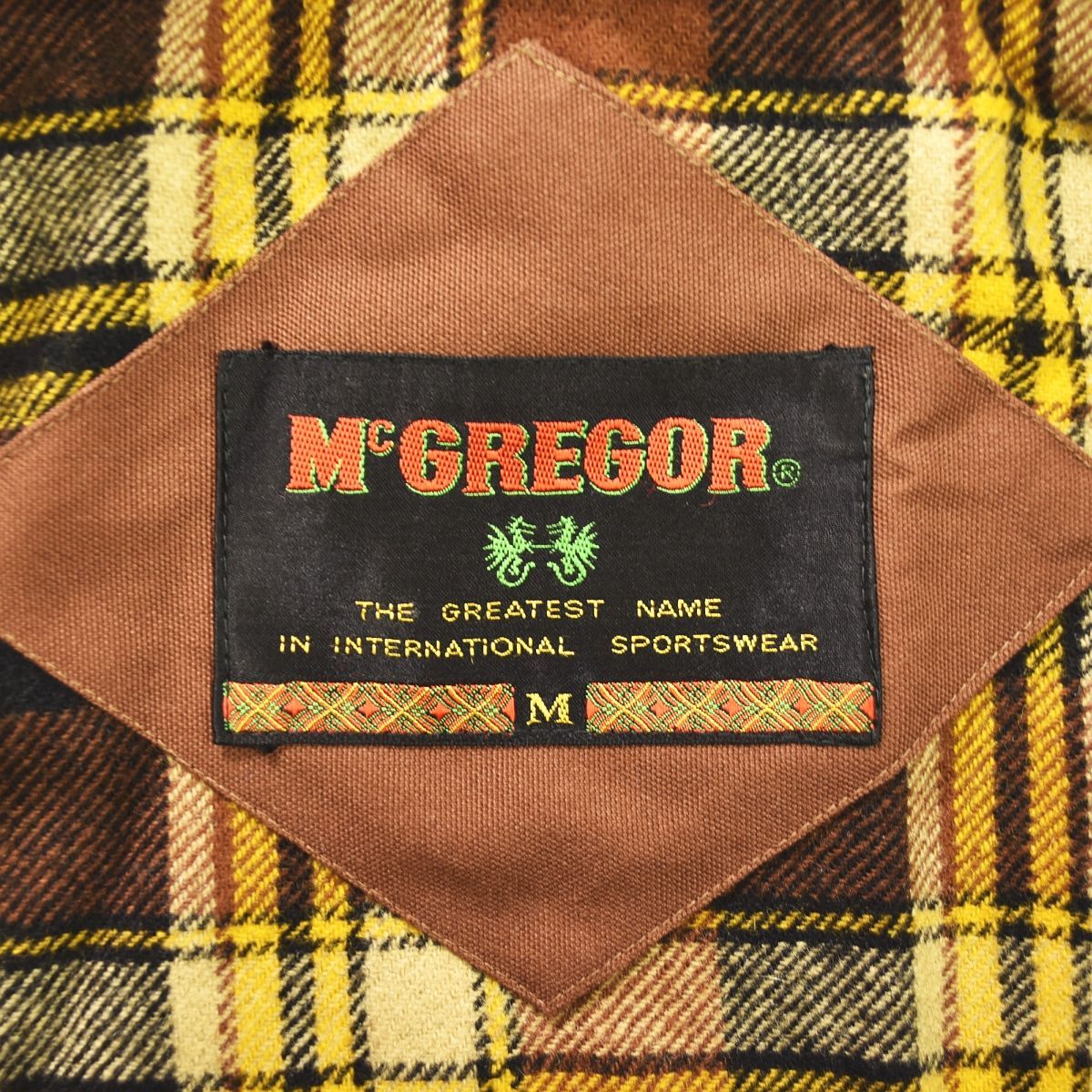 希少】 80sヴィンテージ マクレガー McGREGOR 裏地チェック ドンキー