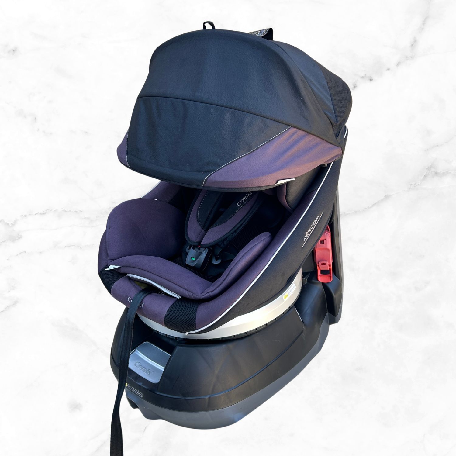 美品】コンビ ネルーム エッグショック ダークマルーン NC-520