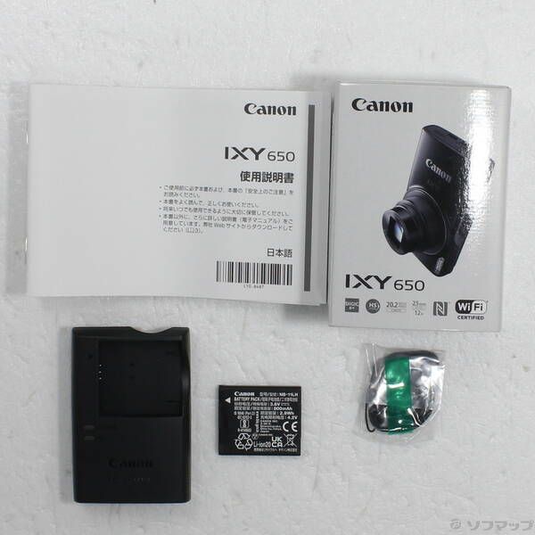 動作確認済み Canon IXY 650 ブラック 中古品〕 IXY 650 シルバー【198  