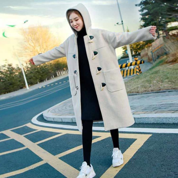 BURBERRY BLUE LABEL ダッフルコート 美品 バーバリー ブルーレーベル ダッフルコート 桐谷美玲 着用