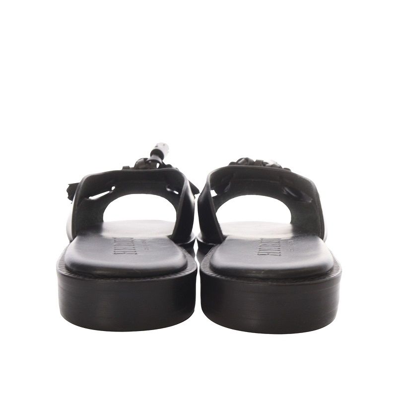 へリュー HEREU BOQUERIA SLIDE オープントゥ タッセル サンダル  