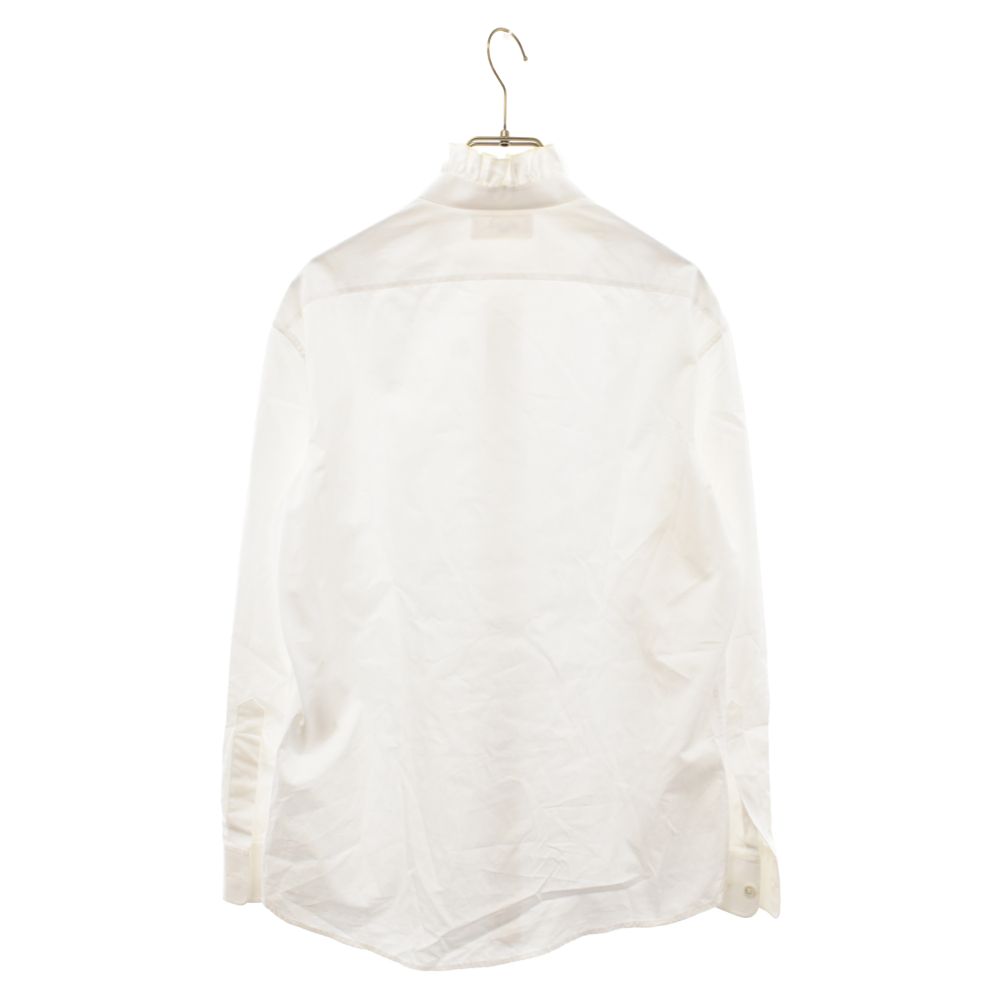 CELINE ピーターパンカラークラシックフリルシャツ 41 CELINE (セリーヌ) 21AW ピーターパンカラークラシックフリル長袖