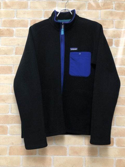 PATAGONIA パタゴニア フリースジャケット STY25676FA14 ブラック×ブルー M 111420622